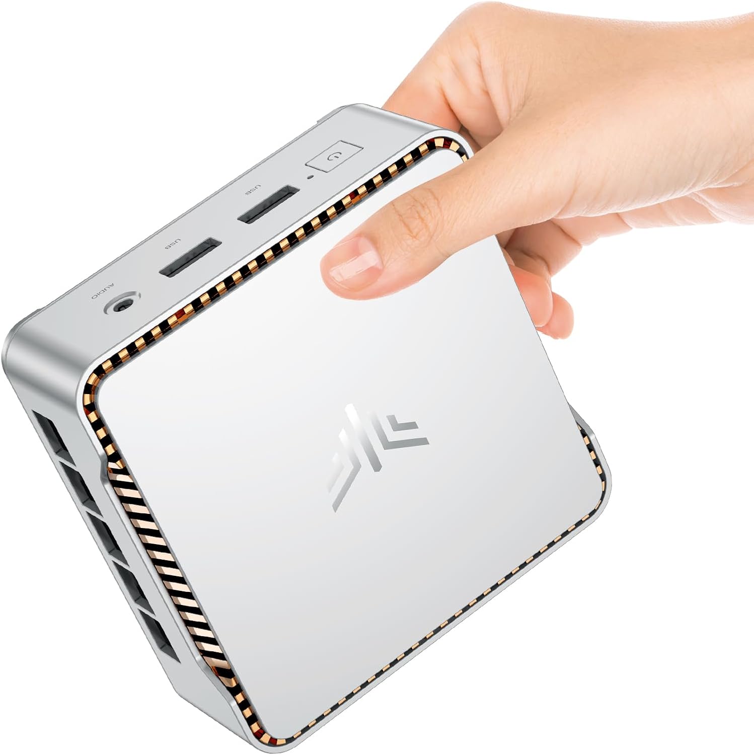 KAMRUI Pinova P2 Mini Gaming PC, Core i5-12600H(Beats 1185G7/12450H), 16GB DDR4 512GB SSD Mini PC, 12C/16T,4.5GHz, Triple 4K Display(DP+HDMI+USB-C)/WiFi6/BT5.2 Mini Computers for Home/Office/Business