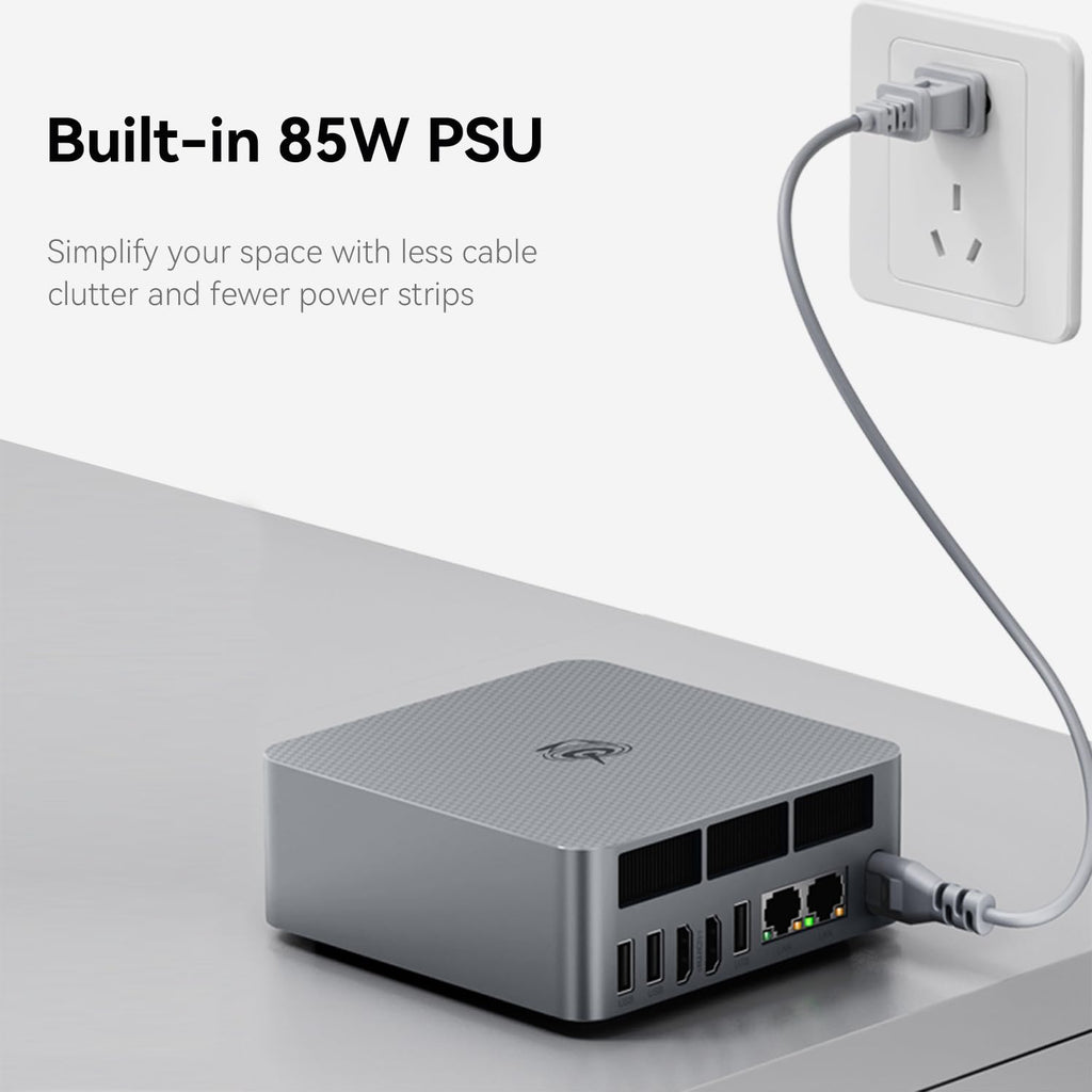 Beelink SER3 Mini PC, AMD Ryzen 3 3200U(14nm, 2C/4T) up to 3.5GHz, Mini Gaming Computer 16GB DDR4 RAM 500GB PCIE3.0 X4 SSD, Micro PC 4K@60Hz Dual Display, Mini Computer WiFi6/BT5.2/HTPC/W-11 Pro