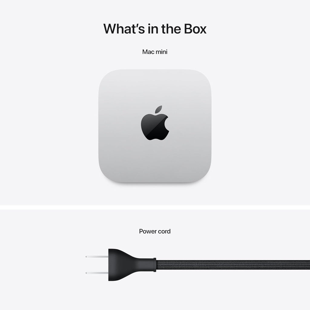 Apple 2024 Mac mini Desktop Computer with M4 Pro chip with 12‑core CPU and 16‑core GPU: Built for Apple Intelligence, 24GB Unified Memory, 512GB SSD Storage with AppleCare+ (3 Years)