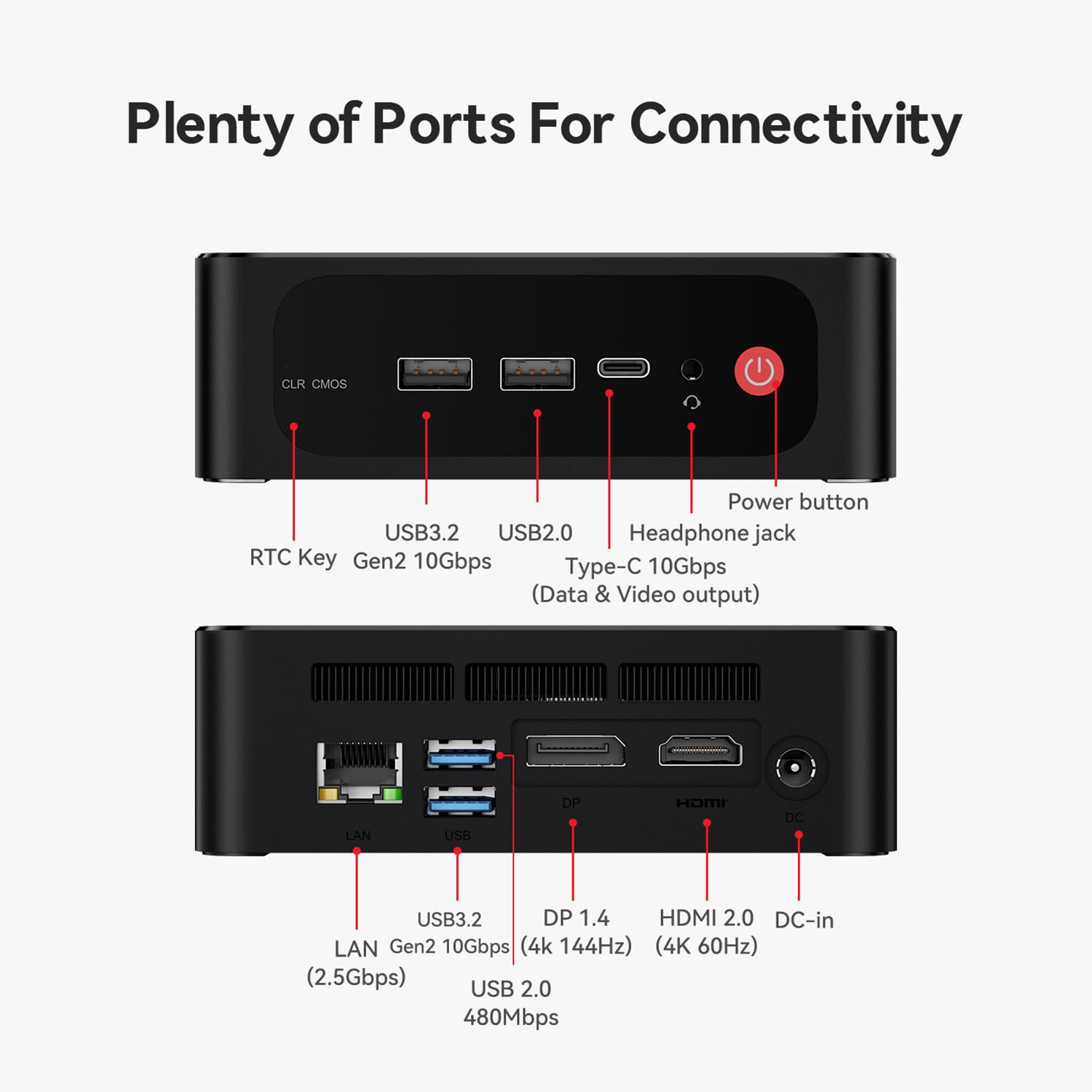 Beelink SER3 Mini PC, AMD Ryzen 3 3200U(14nm, 2C/4T) up to 3.5GHz, Mini Gaming Computer 16GB DDR4 RAM 500GB PCIE3.0 X4 SSD, Micro PC 4K@60Hz Dual Display, Mini Computer WiFi6/BT5.2/HTPC/W-11 Pro