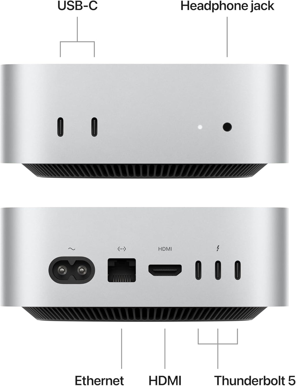 Apple 2024 Mac mini Desktop Computer with M4 Pro chip with 12‑core CPU and 16‑core GPU: Built for Apple Intelligence, 24GB Unified Memory, 512GB SSD Storage with AppleCare+ (3 Years)