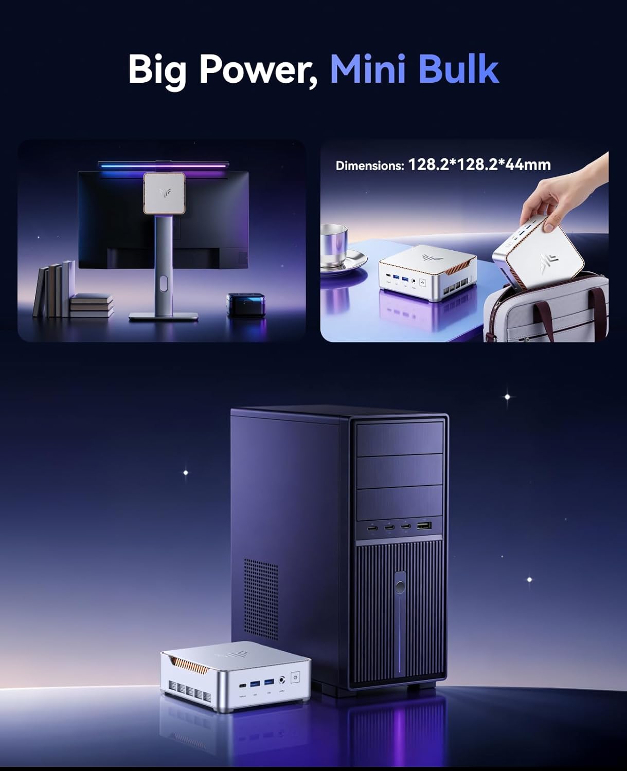KAMRUI Pinova P2 Mini Gaming PC, Core i5-12600H(Beats 1185G7/12450H), 16GB DDR4 512GB SSD Mini PC, 12C/16T,4.5GHz, Triple 4K Display(DP+HDMI+USB-C)/WiFi6/BT5.2 Mini Computers for Home/Office/Business