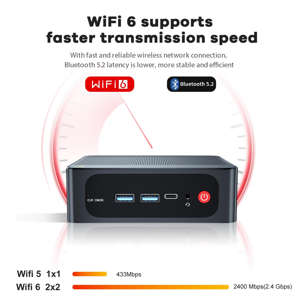 Beelink SER3 Mini PC, AMD Ryzen 3 3200U(14nm, 2C/4T) up to 3.5GHz, Mini Gaming Computer 16GB DDR4 RAM 500GB PCIE3.0 X4 SSD, Micro PC 4K@60Hz Dual Display, Mini Computer WiFi6/BT5.2/HTPC/W-11 Pro