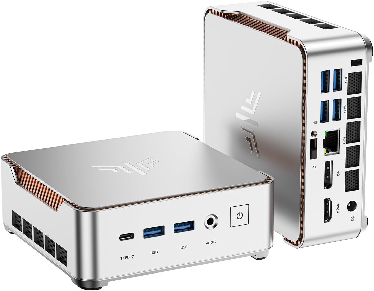 KAMRUI Pinova P2 Mini Gaming PC, Core i5-12600H(Beats 1185G7/12450H), 16GB DDR4 512GB SSD Mini PC, 12C/16T,4.5GHz, Triple 4K Display(DP+HDMI+USB-C)/WiFi6/BT5.2 Mini Computers for Home/Office/Business