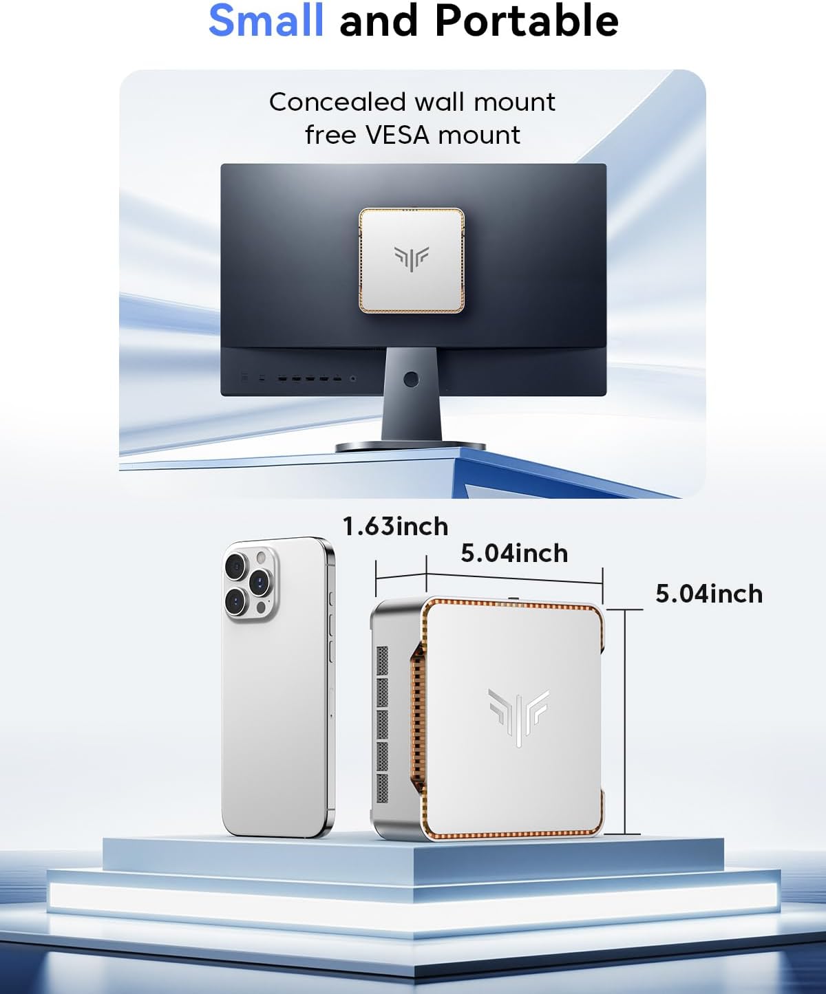 KAMRUI Pinova P2 Mini Gaming PC, Core i5-12600H(Beats 1185G7/12450H), 16GB DDR4 512GB SSD Mini PC, 12C/16T,4.5GHz, Triple 4K Display(DP+HDMI+USB-C)/WiFi6/BT5.2 Mini Computers for Home/Office/Business