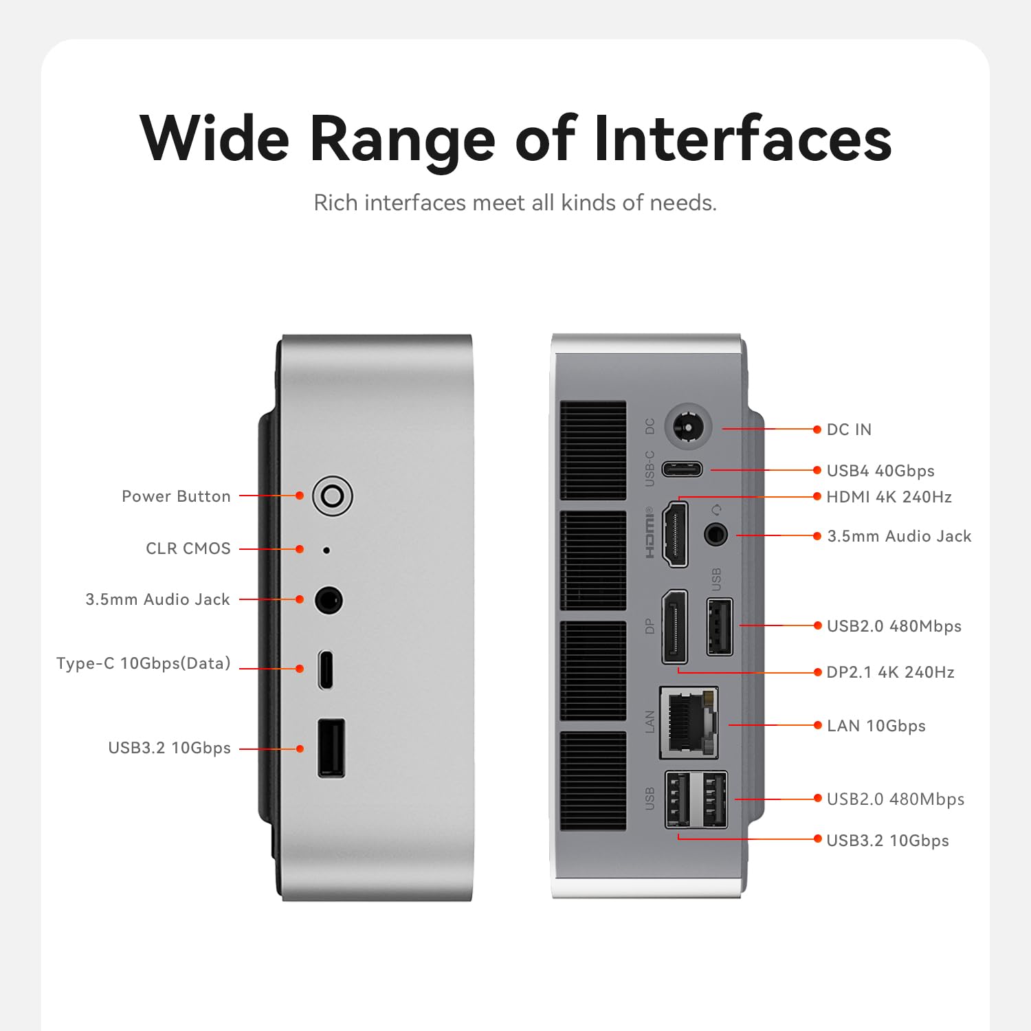 Beelink SER3 Mini PC, AMD Ryzen 3 3200U(14nm, 2C/4T) up to 3.5GHz, Mini Gaming Computer 16GB DDR4 RAM 500GB PCIE3.0 X4 SSD, Micro PC 4K@60Hz Dual Display, Mini Computer WiFi6/BT5.2/HTPC/W-11 Pro