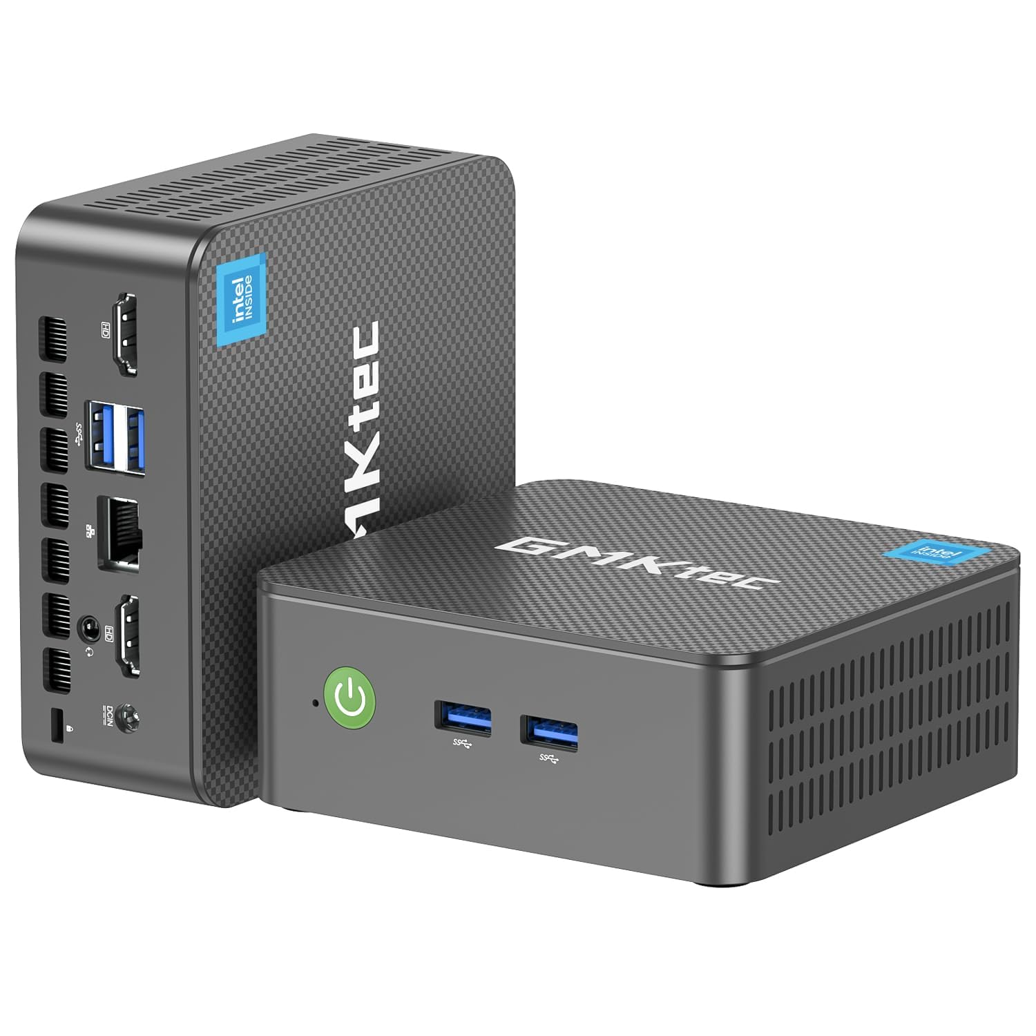 GMKtec Mini PC, G3 PRO Intel Core i3-10110U (Beats 4300U/N150), 16GB DDR4 RAM (Dual Channel) 256GB PCIe M.2 SSD, Desktop Computer 4K Dual HDMI/USB3.2/WiFi 6/BT5.2/2.5GbE for Office