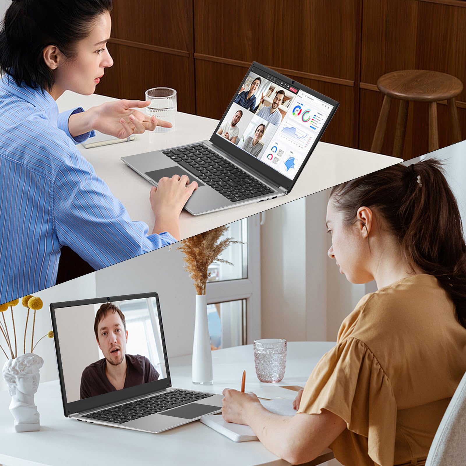 16 inch Laptop Computer,8GB RAM 256GB SSD Storage Laptop PC,with AMD A9 Processor(up to 3.2GHz),IPS FHD Display,Win11 Pro,Students & Work Notebook Computer,9000mAh Battery,Cooling System