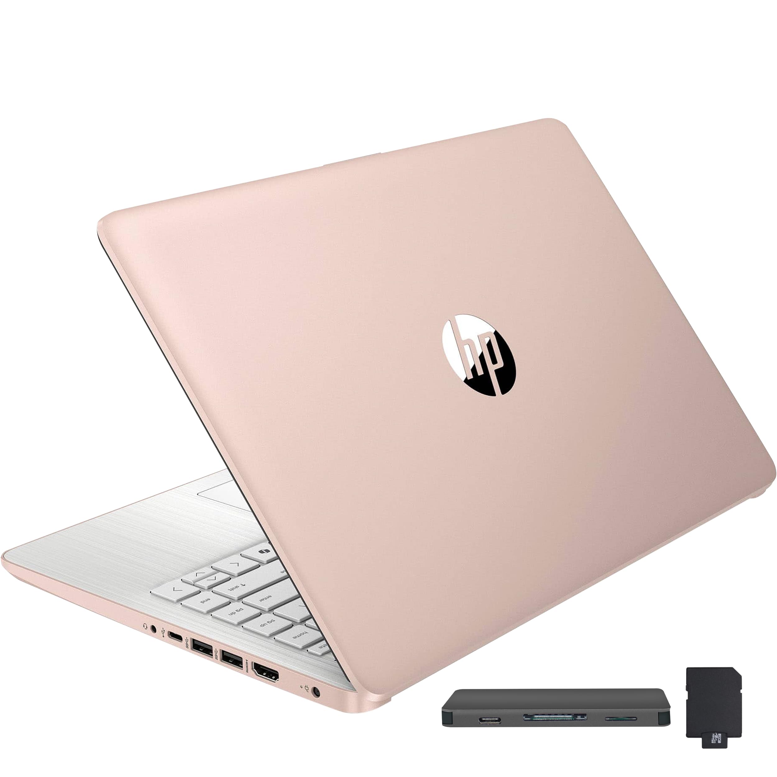 HP Stream 14" Laptop with AI Copilot, Flagship for Students & Business, 13th Gen Intel 4-Core, 4GB RAM, 256GB Storage (128GB UFS + 128GB Docking Station), Office 365 1-Year, Win 11 S, Sky Blue