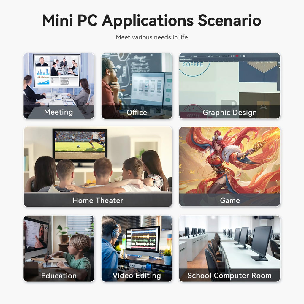 Beelink SER3 Mini PC, AMD Ryzen 3 3200U(14nm, 2C/4T) up to 3.5GHz, Mini Gaming Computer 16GB DDR4 RAM 500GB PCIE3.0 X4 SSD, Micro PC 4K@60Hz Dual Display, Mini Computer WiFi6/BT5.2/HTPC/W-11 Pro