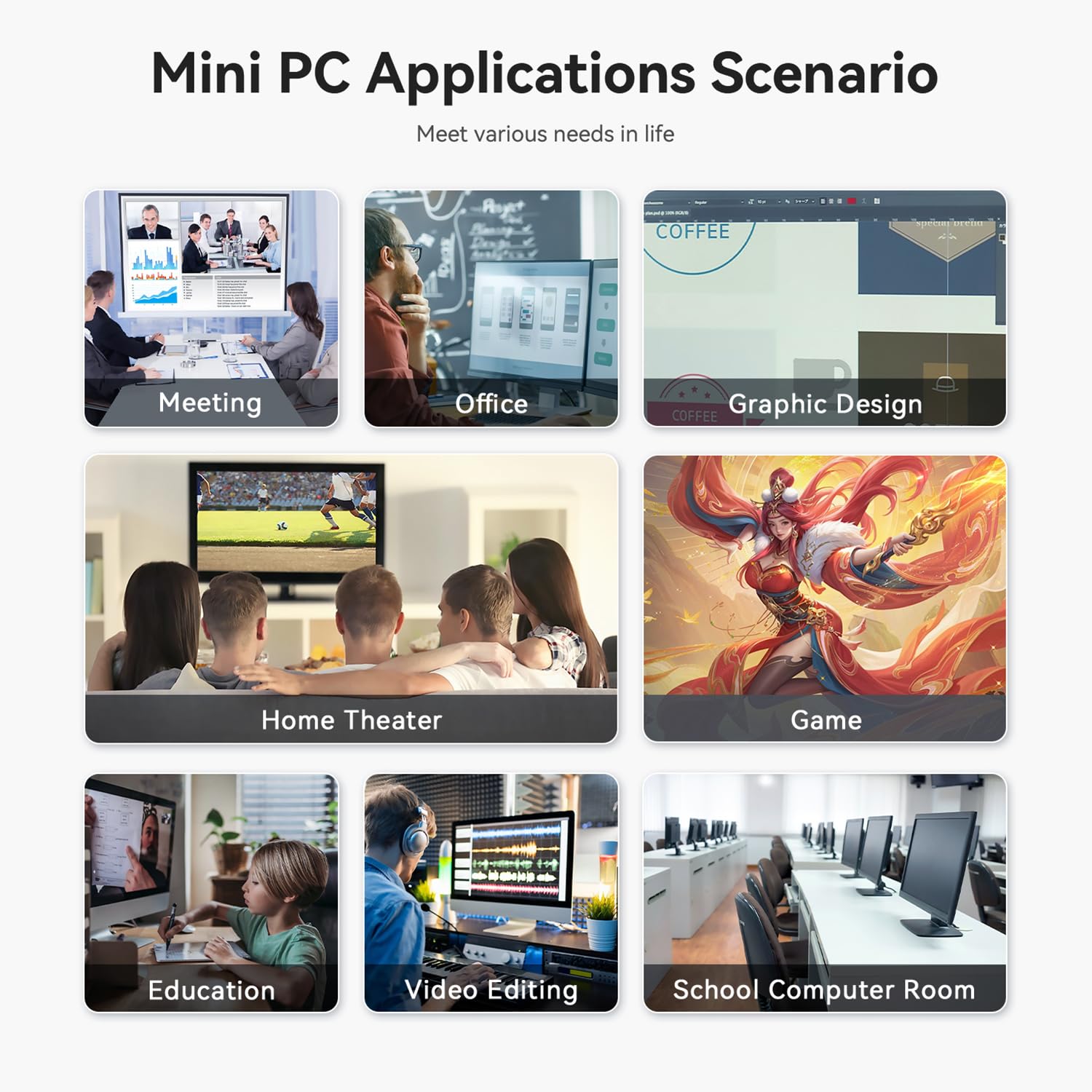 Beelink SER3 Mini PC, AMD Ryzen 3 3200U(14nm, 2C/4T) up to 3.5GHz, Mini Gaming Computer 16GB DDR4 RAM 500GB PCIE3.0 X4 SSD, Micro PC 4K@60Hz Dual Display, Mini Computer WiFi6/BT5.2/HTPC/W-11 Pro
