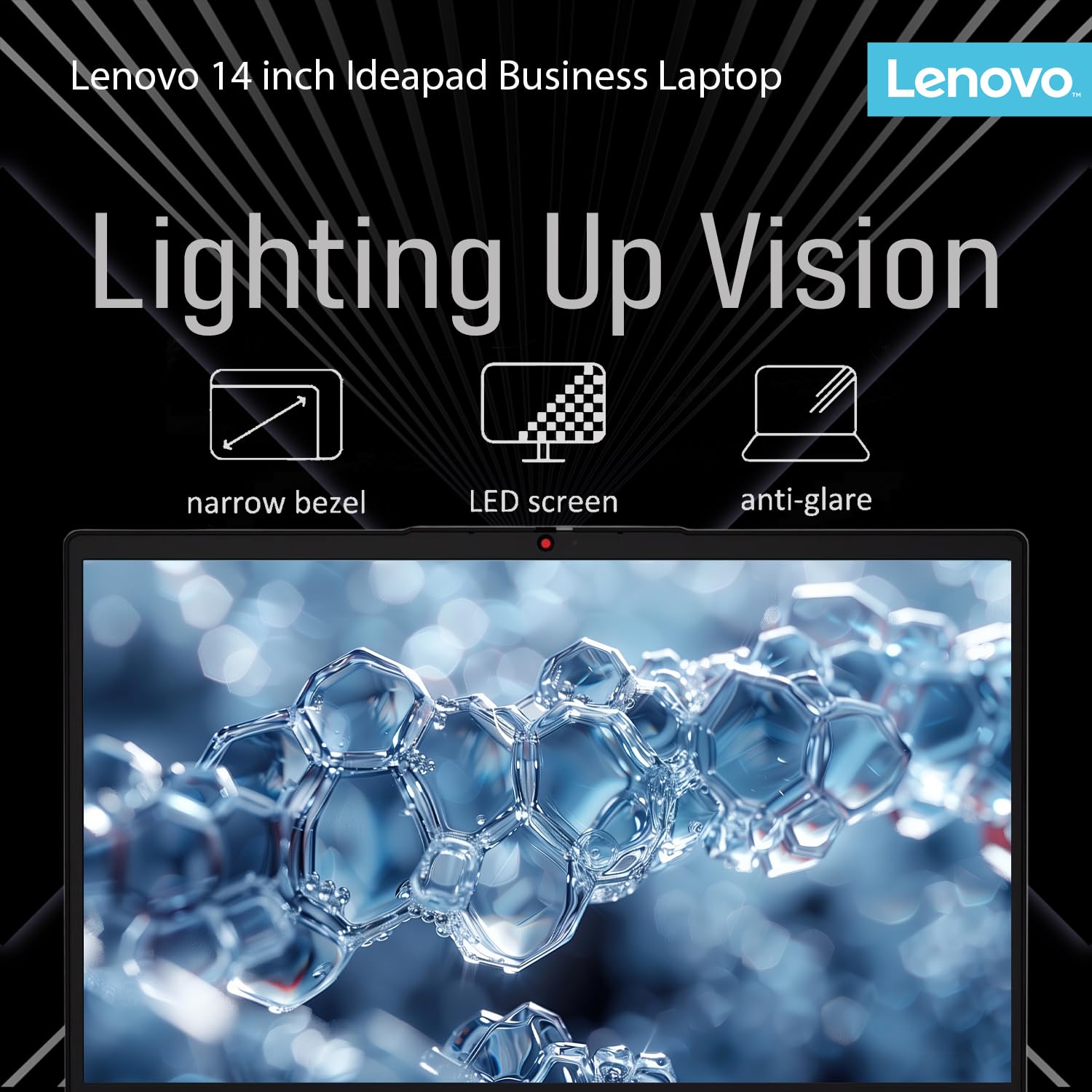 Lenovo IdeaPad Business Laptop with Microsoft 365 • 11 Hour Battery • Intel High Performance CPU • 8GB RAM • 128GB Internal SSD | with Additional 1TB One Drive Storage • SD-Card Reader • Windows 11