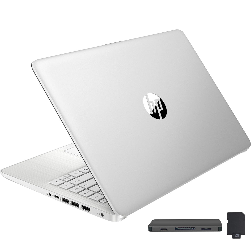 HP Stream 14" Laptop with AI Copilot, Flagship for Students & Business, 13th Gen Intel 4-Core, 4GB RAM, 256GB Storage (128GB UFS + 128GB Docking Station), Office 365 1-Year, Win 11 S, Sky Blue