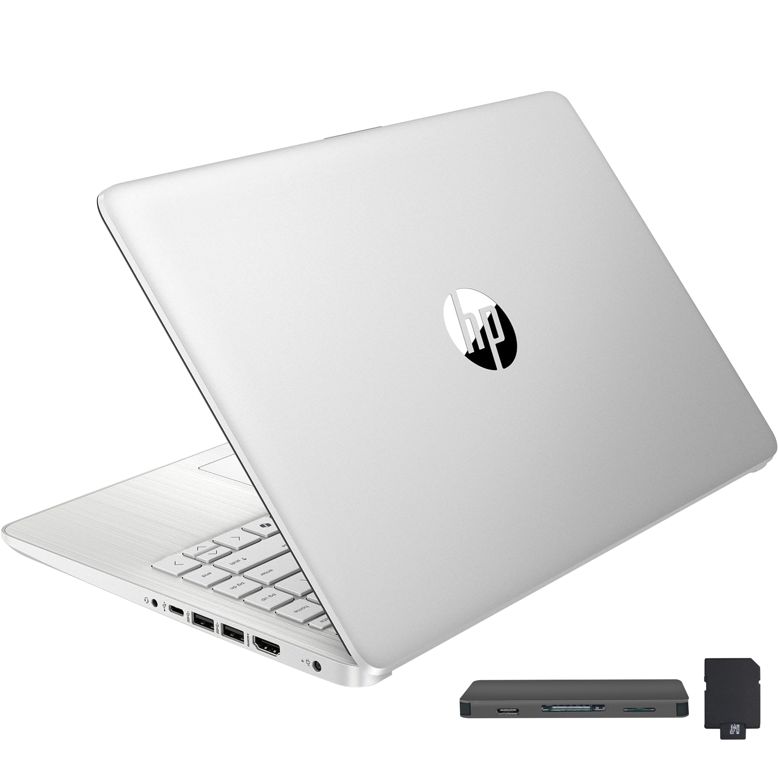 HP Stream 14" Laptop with AI Copilot, Flagship for Students & Business, 13th Gen Intel 4-Core, 4GB RAM, 256GB Storage (128GB UFS + 128GB Docking Station), Office 365 1-Year, Win 11 S, Sky Blue