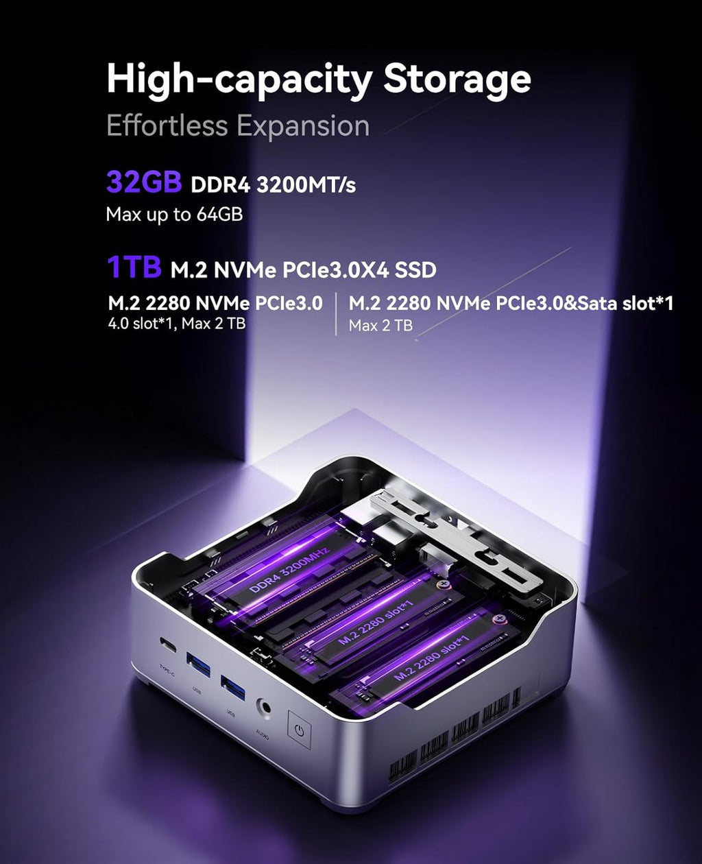 KAMRUI Pinova P2 Mini Gaming PC, Core i5-12600H(Beats 1185G7/12450H), 16GB DDR4 512GB SSD Mini PC, 12C/16T,4.5GHz, Triple 4K Display(DP+HDMI+USB-C)/WiFi6/BT5.2 Mini Computers for Home/Office/Business