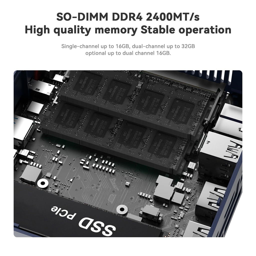 Beelink SER3 Mini PC, AMD Ryzen 3 3200U(14nm, 2C/4T) up to 3.5GHz, Mini Gaming Computer 16GB DDR4 RAM 500GB PCIE3.0 X4 SSD, Micro PC 4K@60Hz Dual Display, Mini Computer WiFi6/BT5.2/HTPC/W-11 Pro