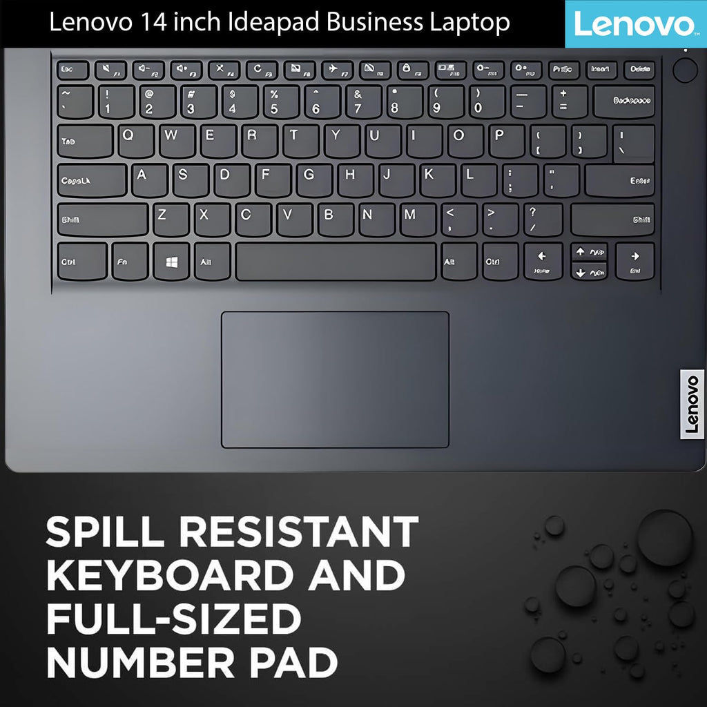 Lenovo IdeaPad Business Laptop with Microsoft 365 • 11 Hour Battery • Intel High Performance CPU • 8GB RAM • 128GB Internal SSD | with Additional 1TB One Drive Storage • SD-Card Reader • Windows 11