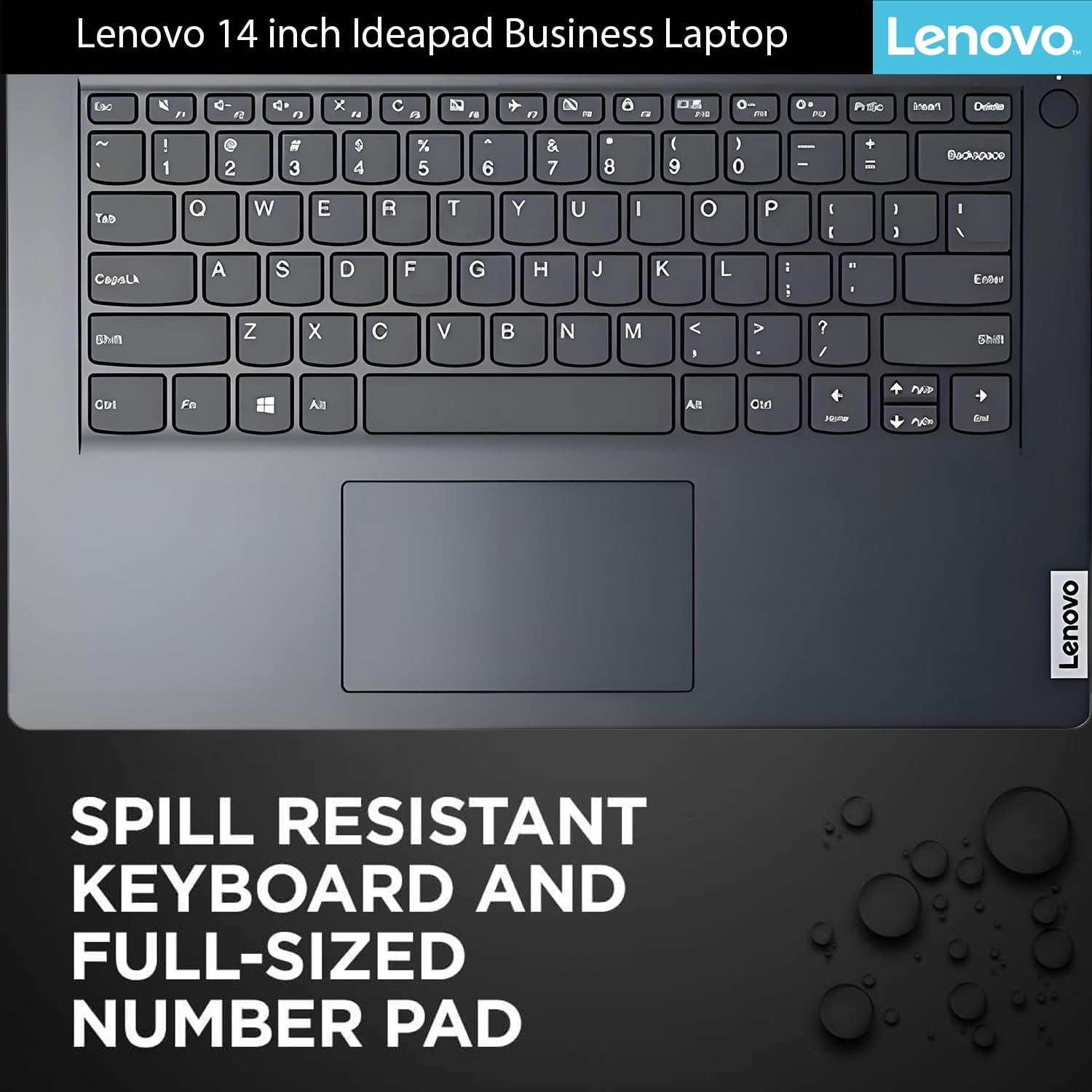 Lenovo IdeaPad Business Laptop with Microsoft 365 • 11 Hour Battery • Intel High Performance CPU • 8GB RAM • 128GB Internal SSD | with Additional 1TB One Drive Storage • SD-Card Reader • Windows 11