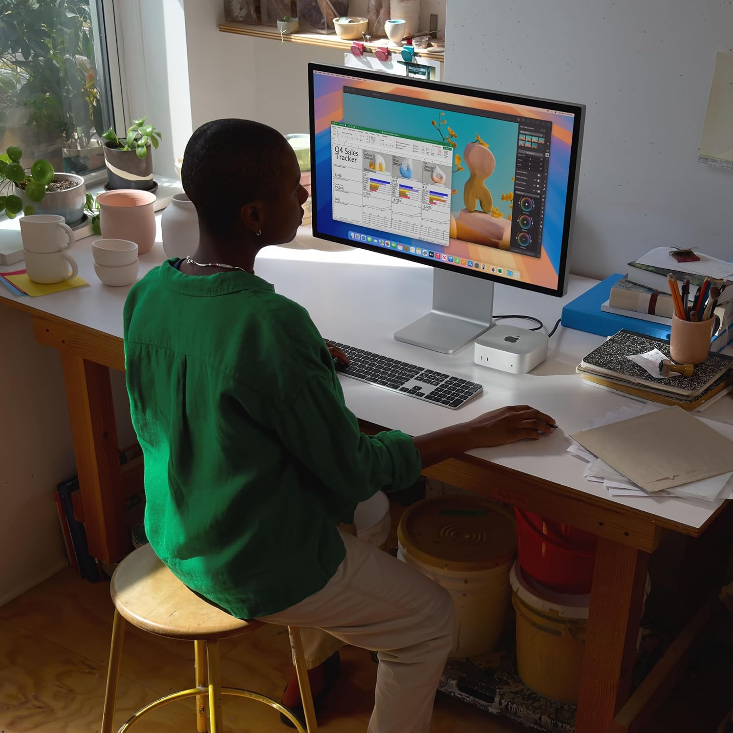 Apple 2024 Mac mini Desktop Computer with M4 Pro chip with 12‑core CPU and 16‑core GPU: Built for Apple Intelligence, 24GB Unified Memory, 512GB SSD Storage with AppleCare+ (3 Years)