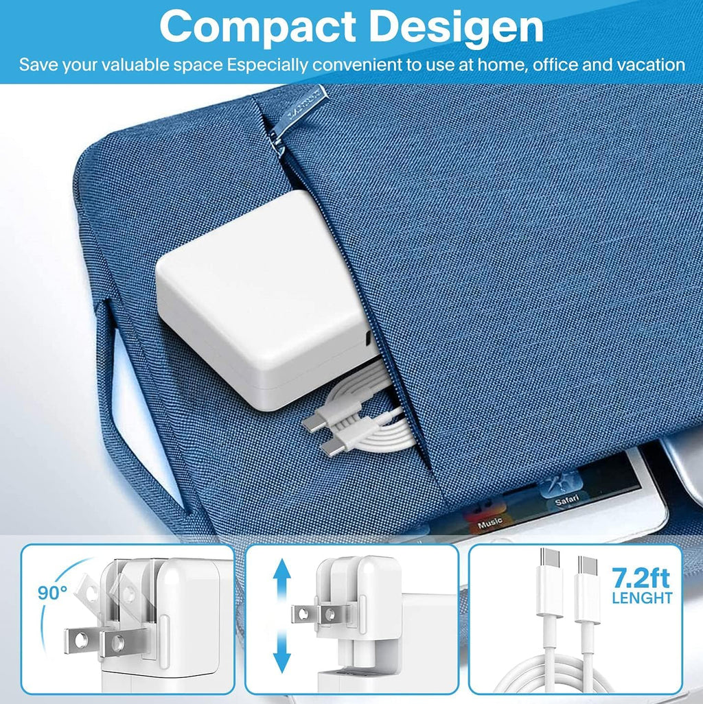Mac Book Pro Charger-118W USB C Fast Charger Power Adapter Compatible with MacBook Pro/MacBook Air 16 15 14 13 Inch, M1 M2 M3 M4 M5, New iPad Pro and All USB C Device, 6.6ft Charge Cable