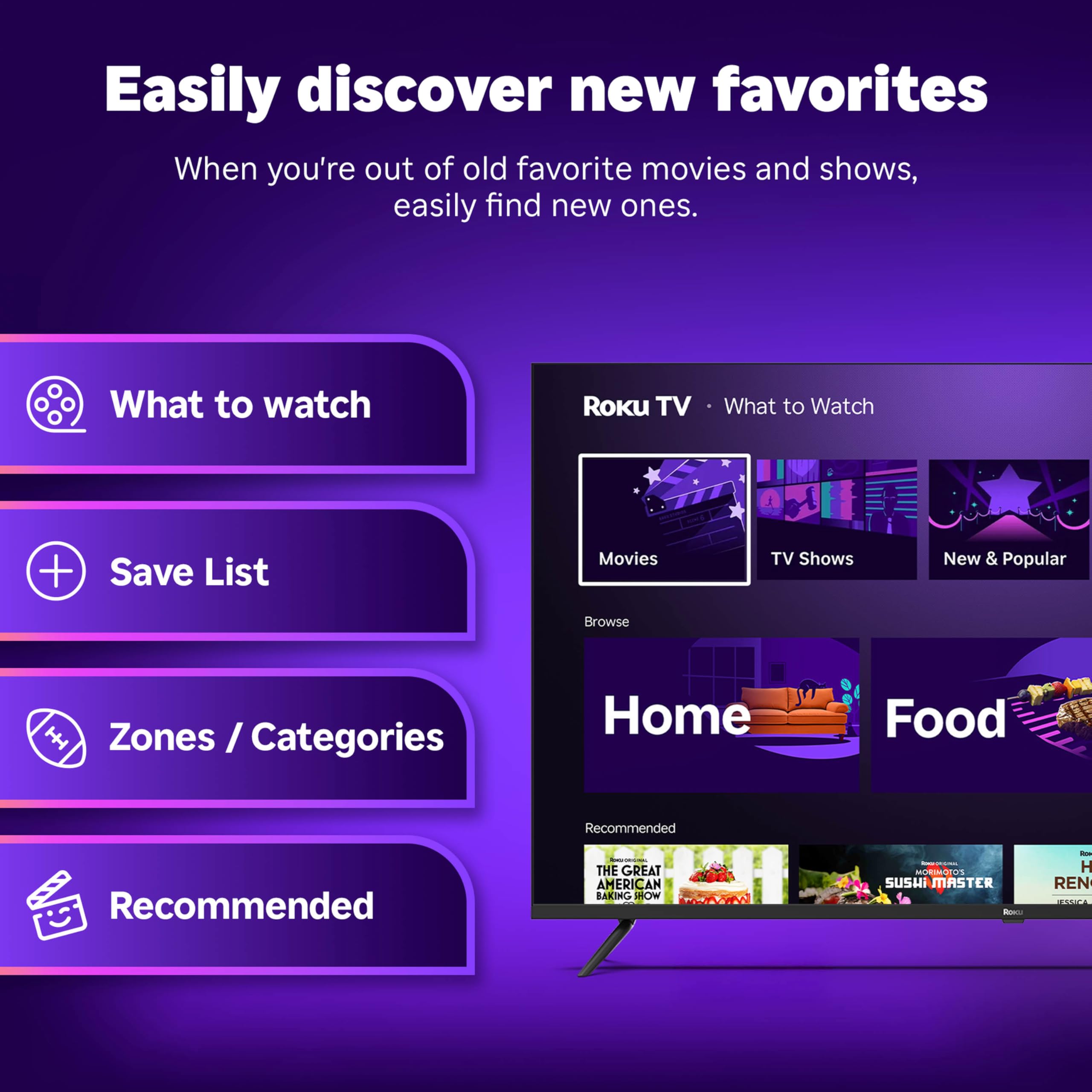 Roku Smart TV – 43-Inch Select Series, 4K HDR TV – Roku TV with Roku Remote – Flat Screen LED Television with Wi-Fi for Streaming Live Local News, Sports, Family Entertainment