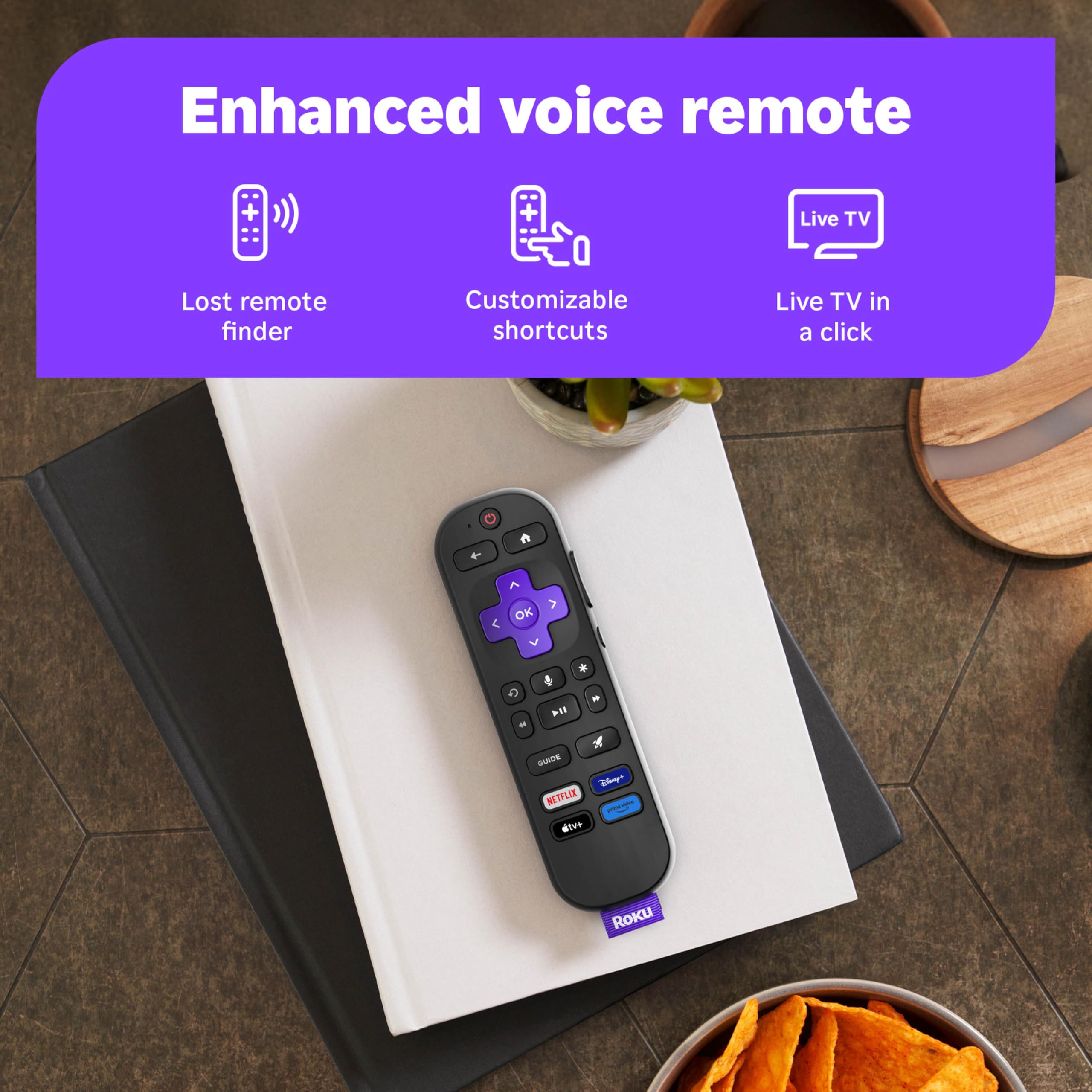 Roku Smart TV – 43-Inch Select Series, 4K HDR TV – Roku TV with Roku Remote – Flat Screen LED Television with Wi-Fi for Streaming Live Local News, Sports, Family Entertainment